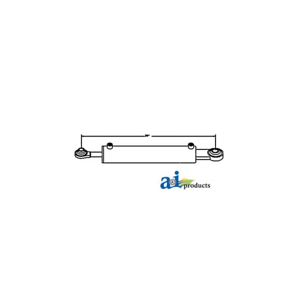 Hydraulic Top Link Cylinder (Cat I) (2" Bore) 24" x4" x4"